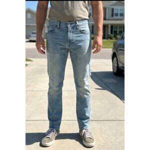 Levi's 541 Athletic Taper Jeans Men's 32x36 (Measures 32x35) Light Wash Stretch